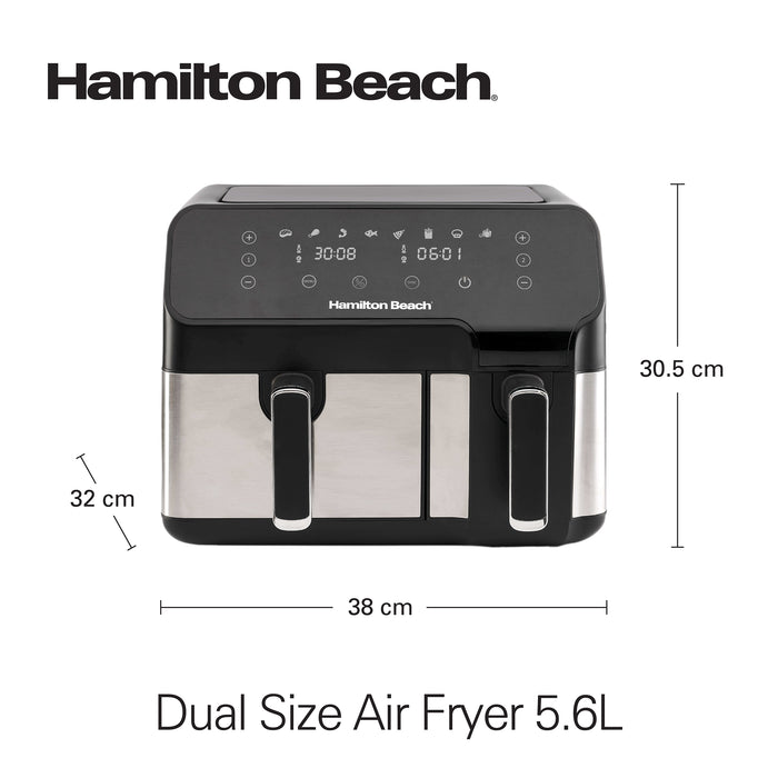 Hamilton Beach Dual Size Air Fryer 8.5L