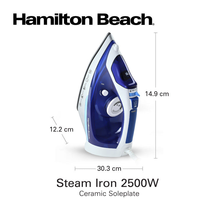Hamilton Beach Steam Iron Ceramic 2500W